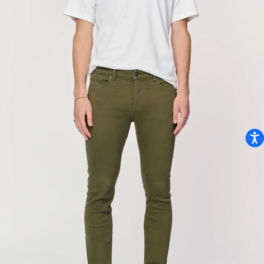 Men's Moss Green Jeans